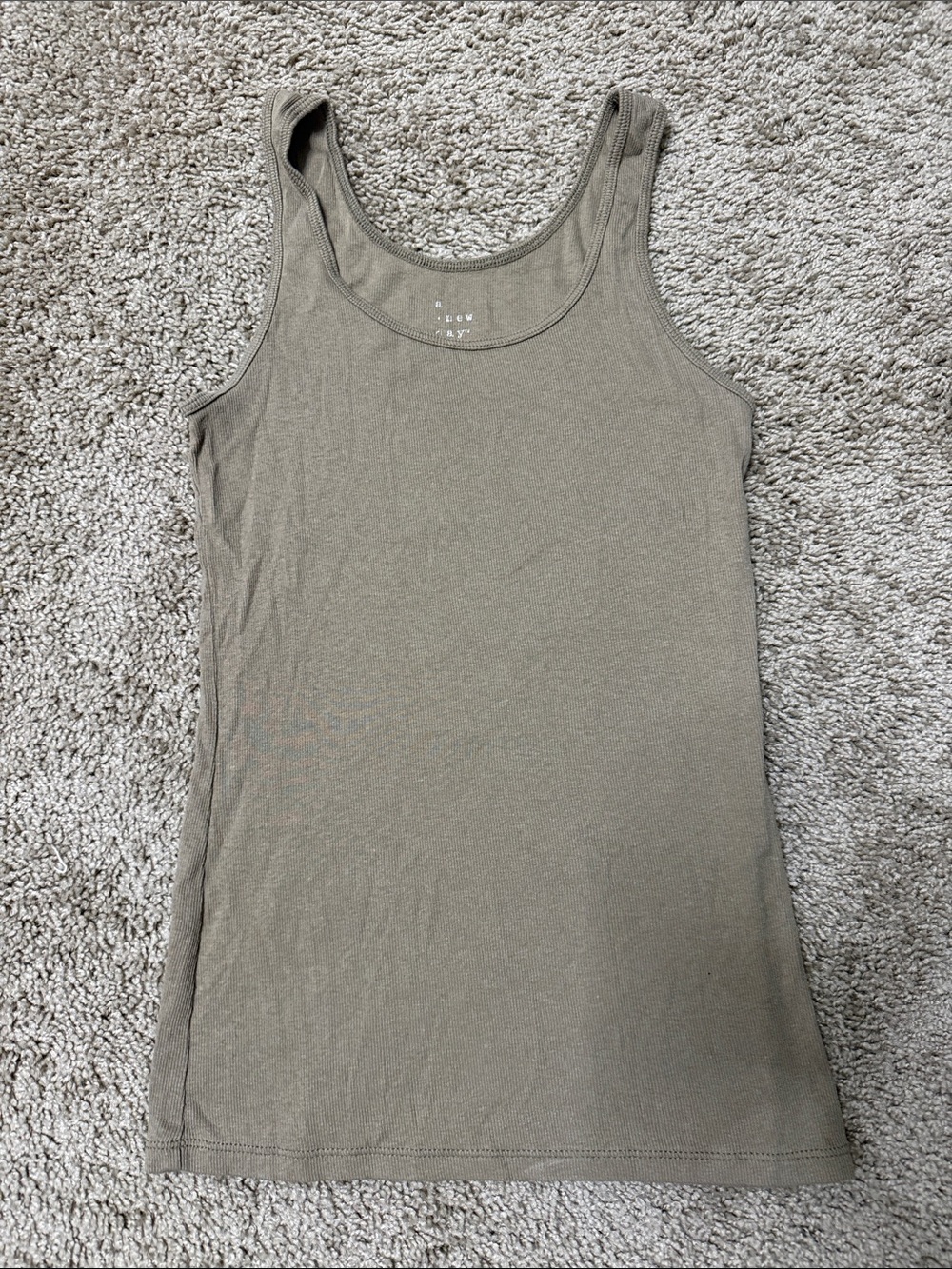 a new day Olive Green Scoop Neck Tank Top